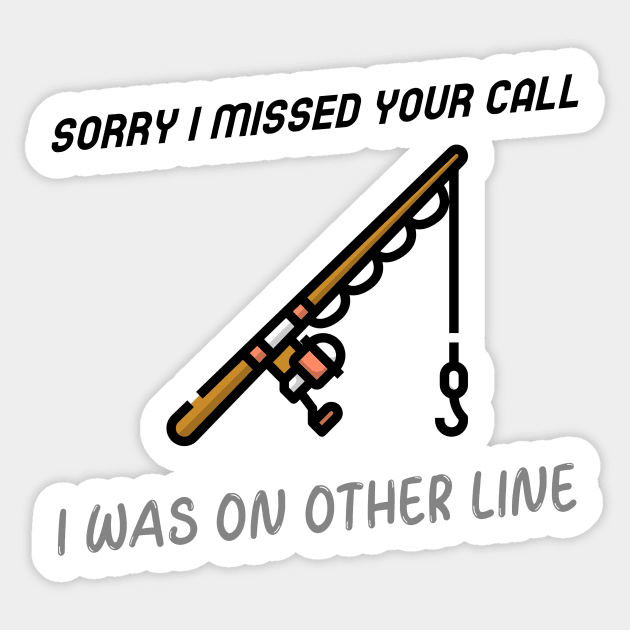 Sorry I Missed Your Call I Was On Other Line Sticker by Jitesh Kundra